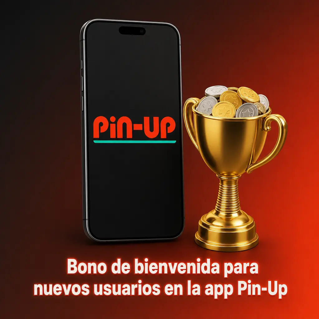Bono de bienvenida para nuevos usuarios en la app Pin-Up